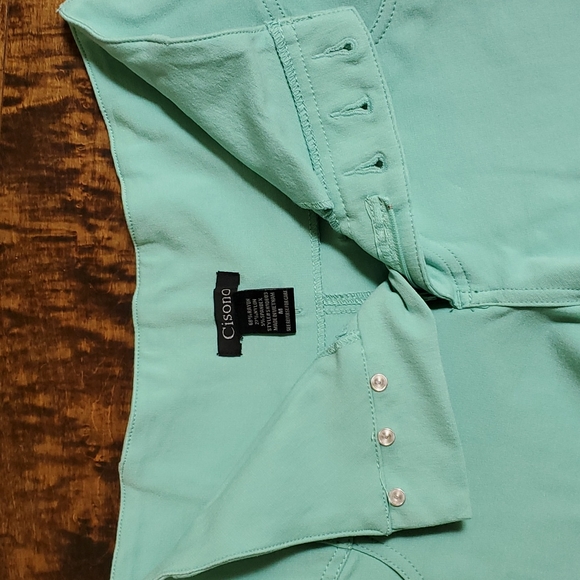 Turquoise size M short. Brand: Cisono - Picture 2 of 3